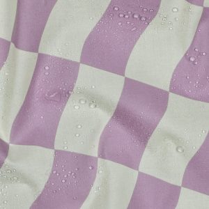 IMPERMEABLE QUADRES LILA/CRU