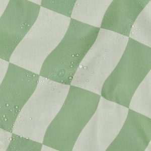 IMPERMEABLE QUADRES VERD/CRU