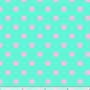 07-CANVAS RESINAT IMPERMEABLE TOPOS VERD/ROSA